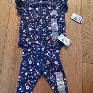 Garanimals Navy Floral Baby Set